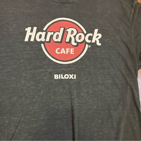 Ladies Hard Rock Cafe Biloxi Burn Out Tee - Picture 2 of 3